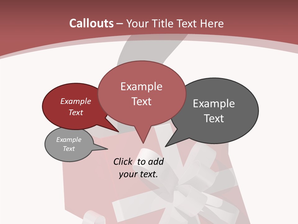 White Background Hold Help PowerPoint Template