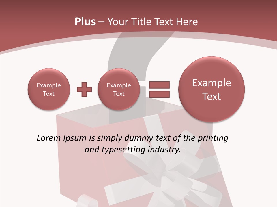 White Background Hold Help PowerPoint Template