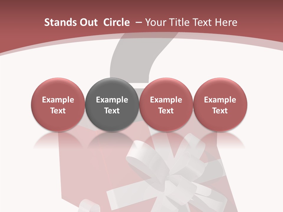 White Background Hold Help PowerPoint Template