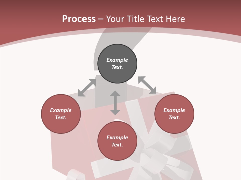 White Background Hold Help PowerPoint Template