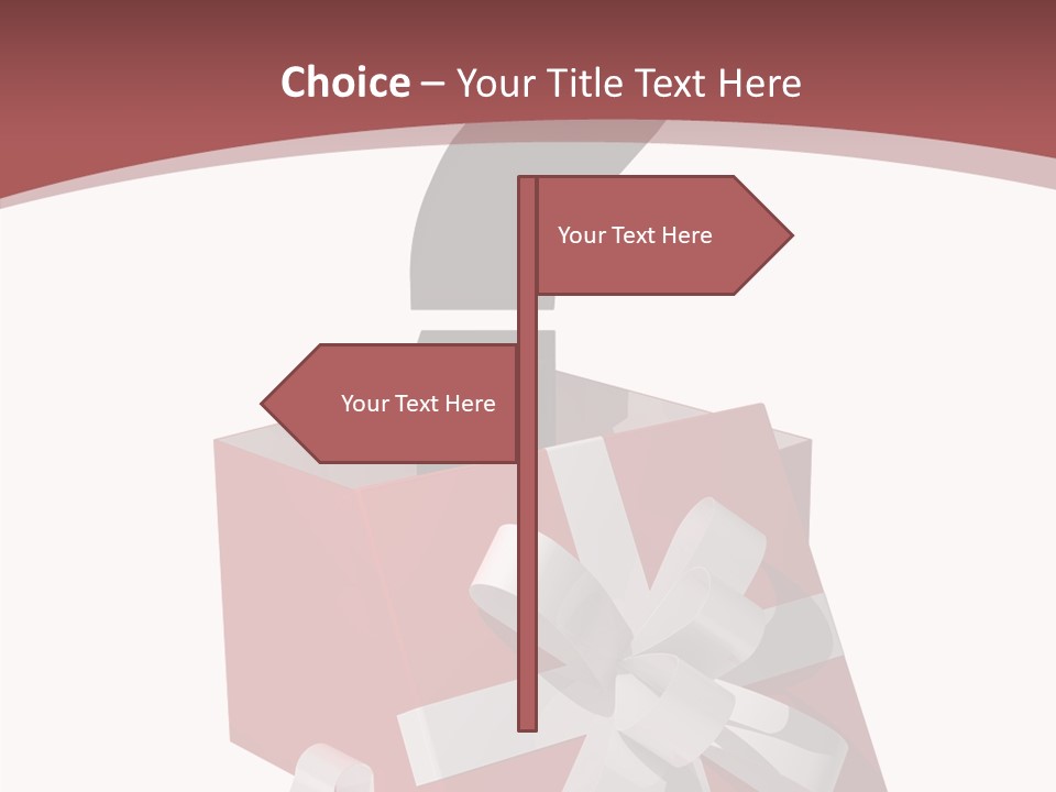 White Background Hold Help PowerPoint Template