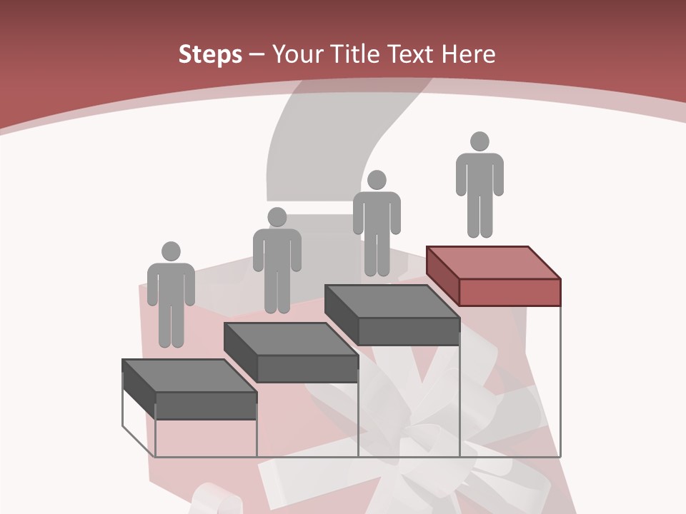 White Background Hold Help PowerPoint Template