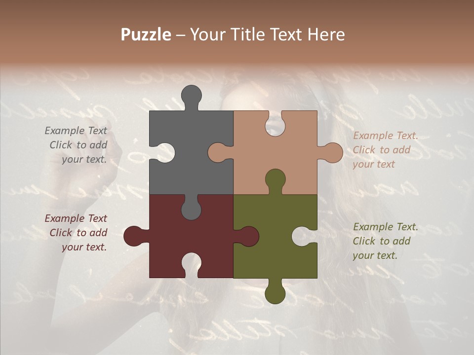 Elderly Holding Hands Help PowerPoint Template