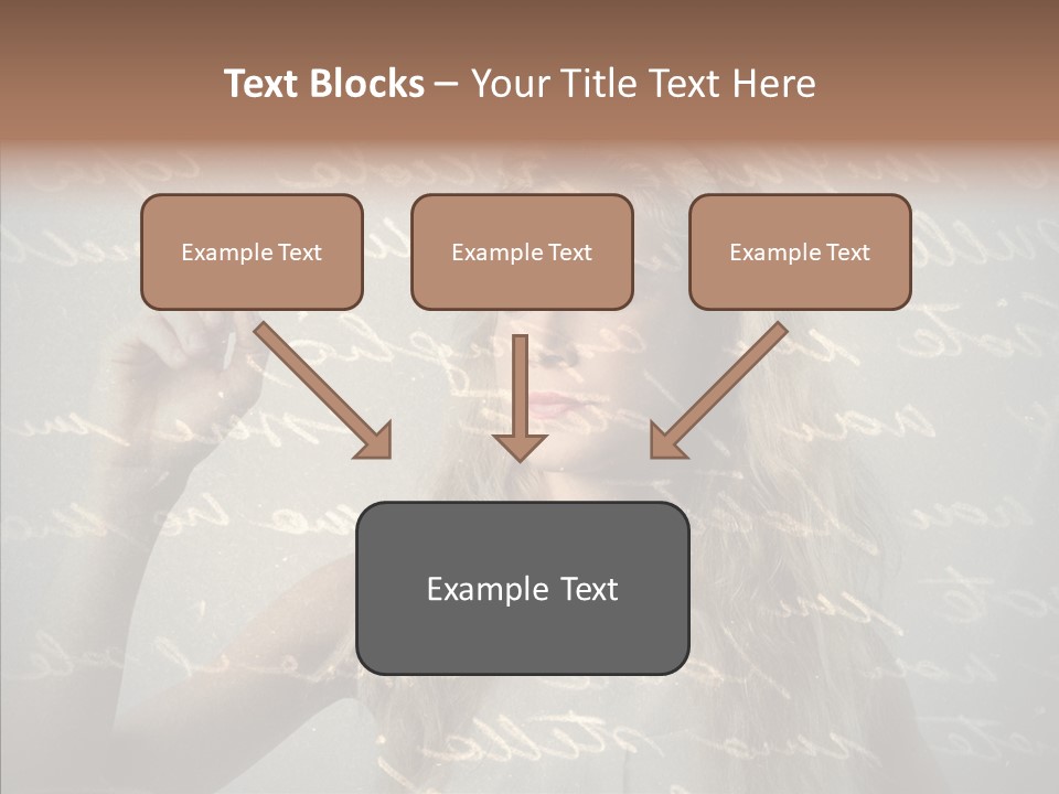Elderly Holding Hands Help PowerPoint Template