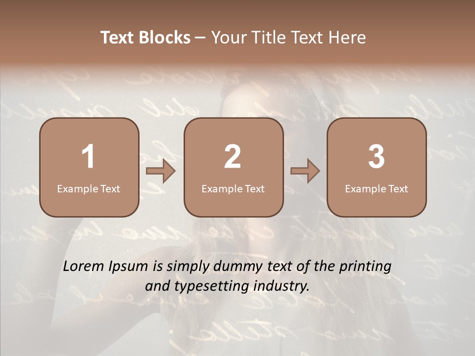 Elderly Holding Hands Help PowerPoint Template