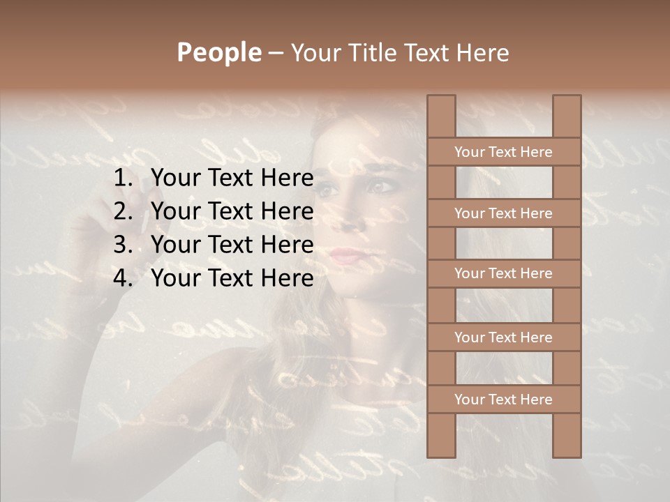 Elderly Holding Hands Help PowerPoint Template