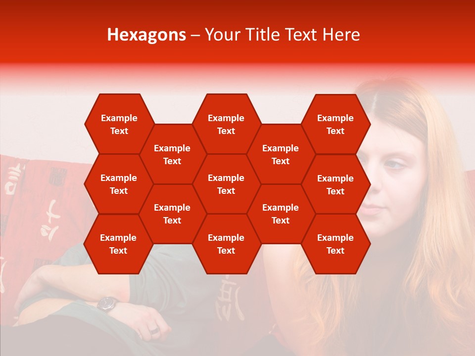 Hand White Background Sharing PowerPoint Template