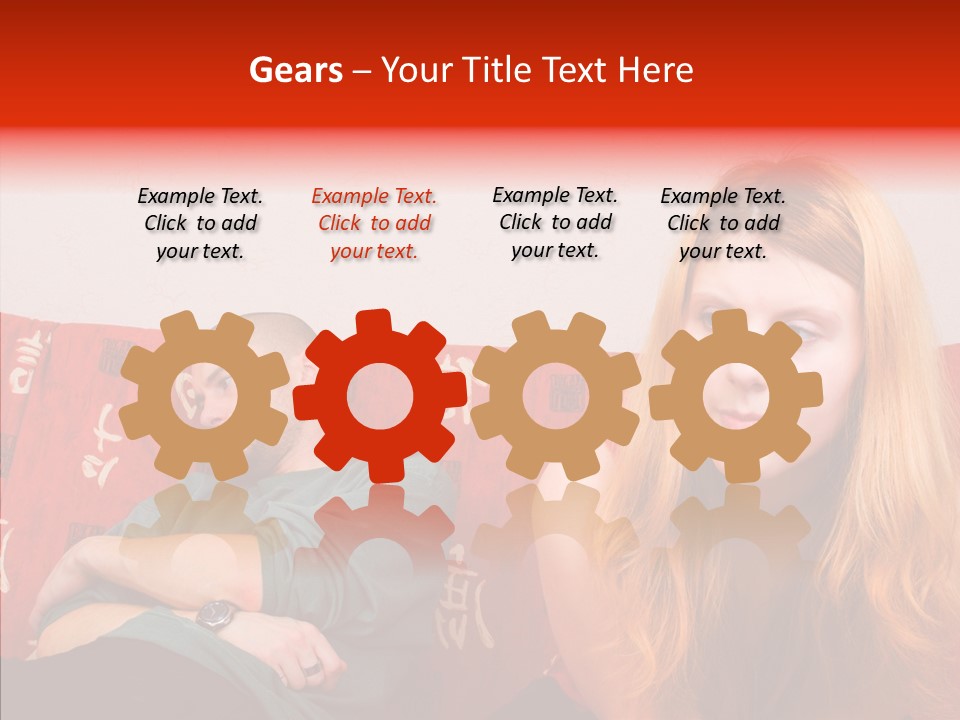 Hand White Background Sharing PowerPoint Template