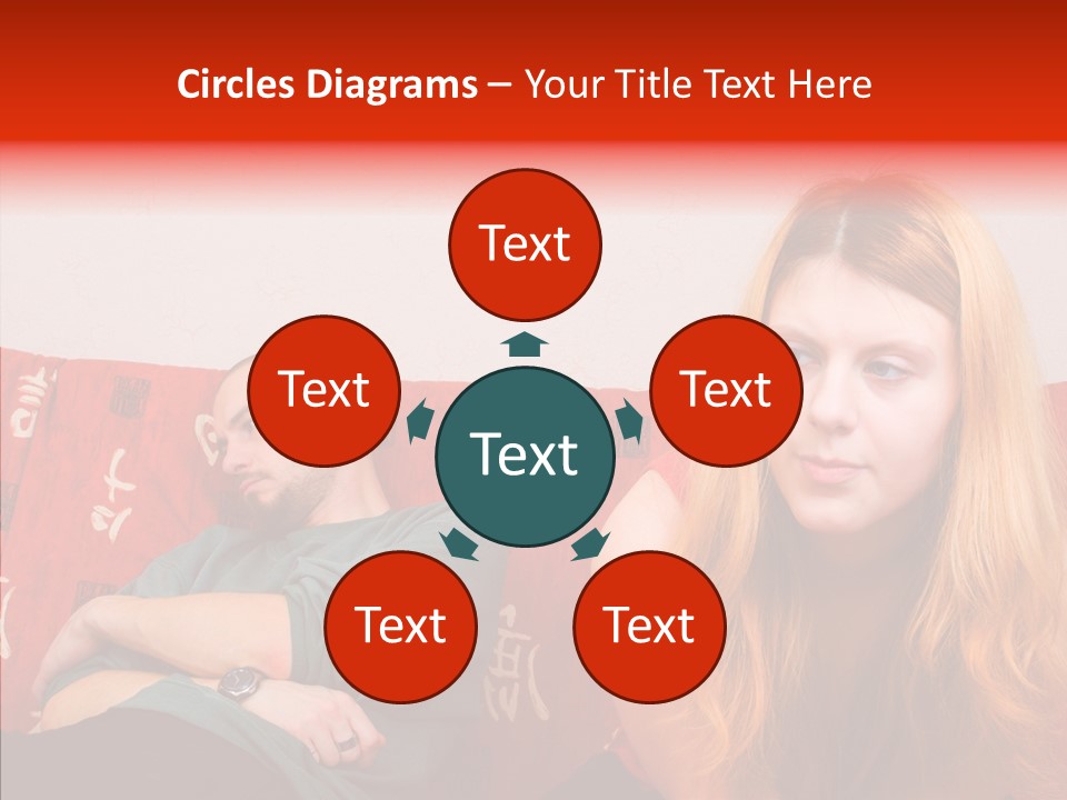 Hand White Background Sharing PowerPoint Template