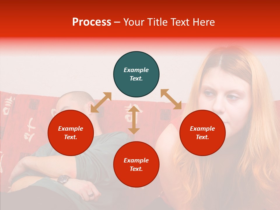 Hand White Background Sharing PowerPoint Template