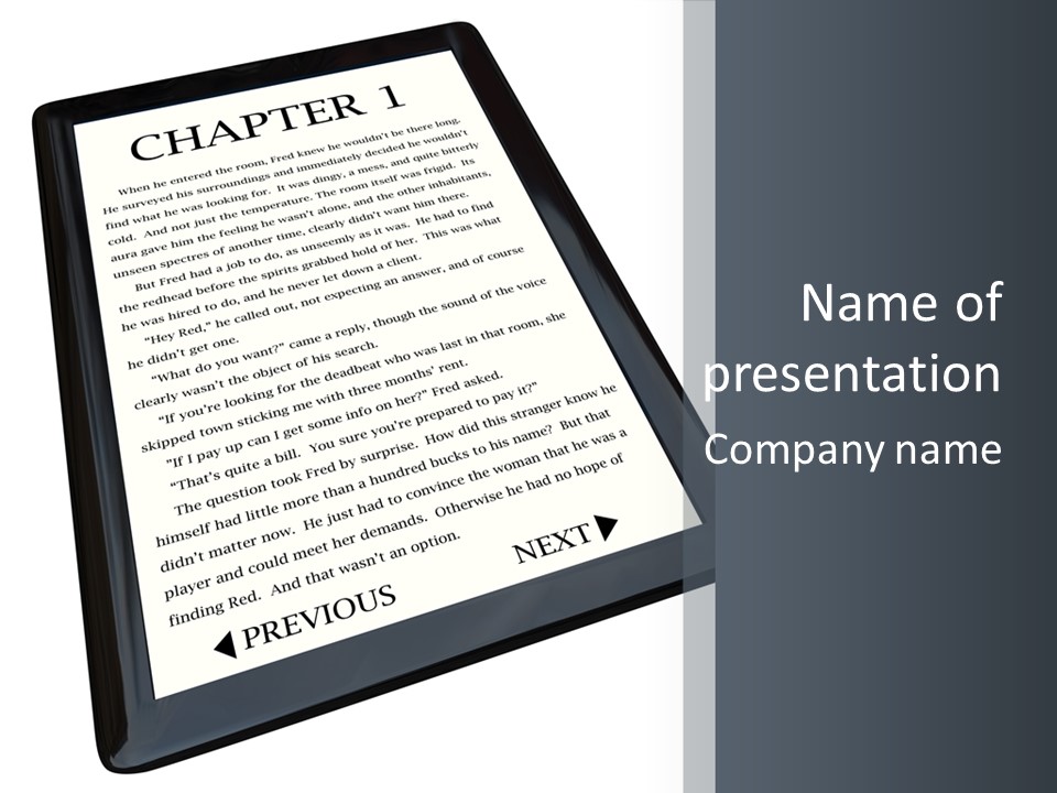 Adult Closeup Senior PowerPoint Template