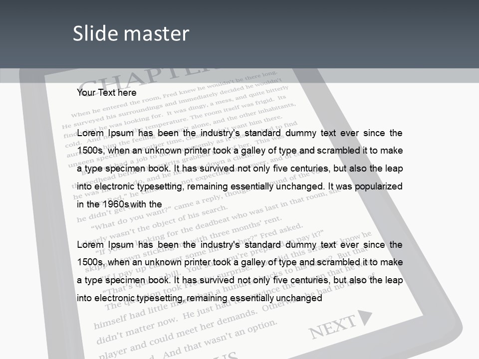 Adult Closeup Senior PowerPoint Template