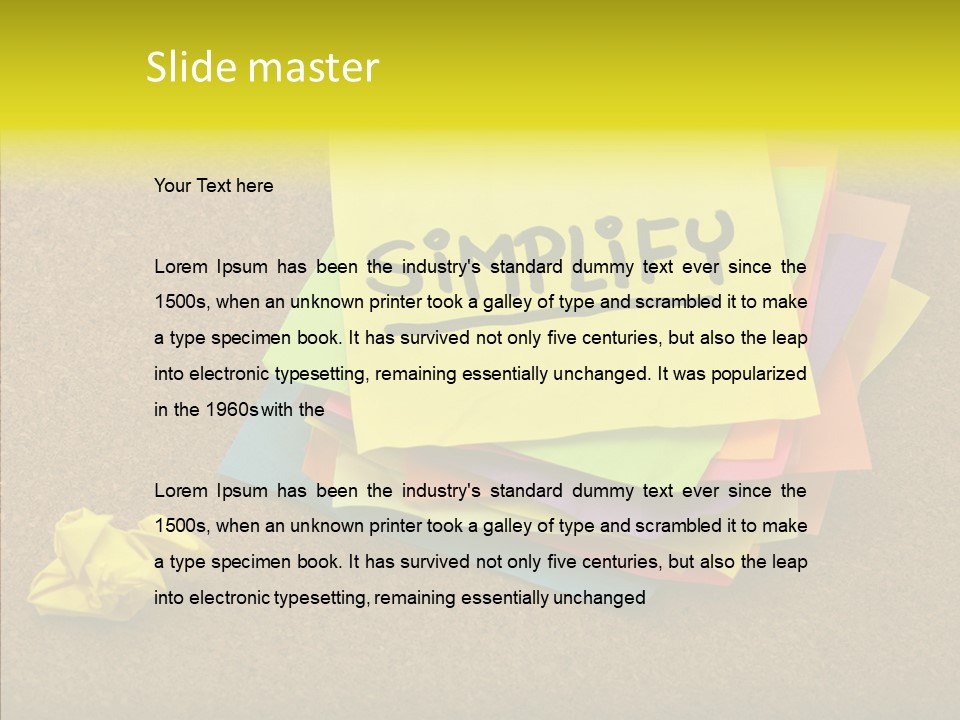 Aging Background Hold PowerPoint Template