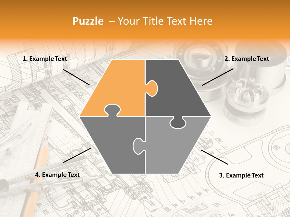 Elderly Caregiver White Background PowerPoint Template