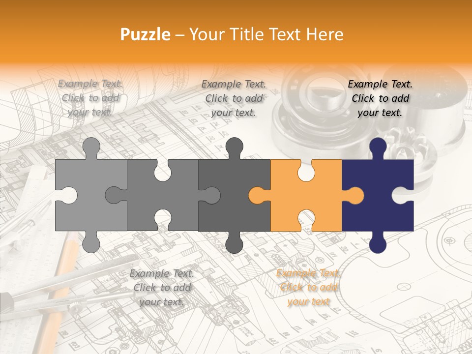 Elderly Caregiver White Background PowerPoint Template