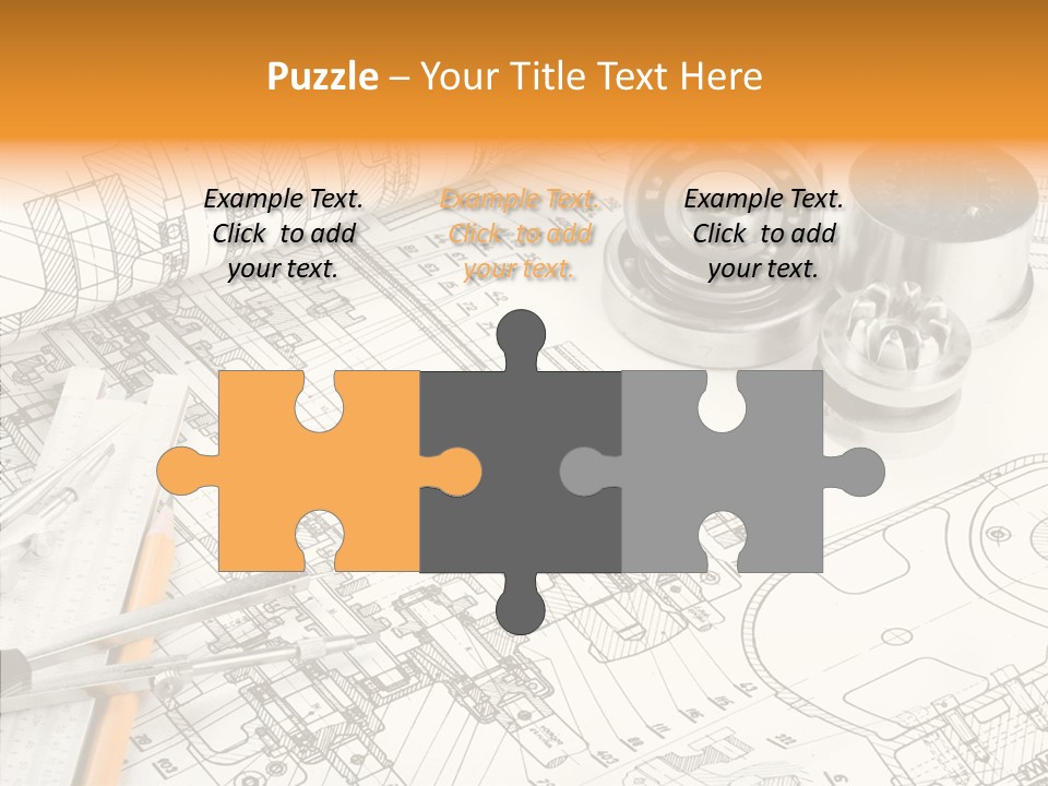 Elderly Caregiver White Background PowerPoint Template