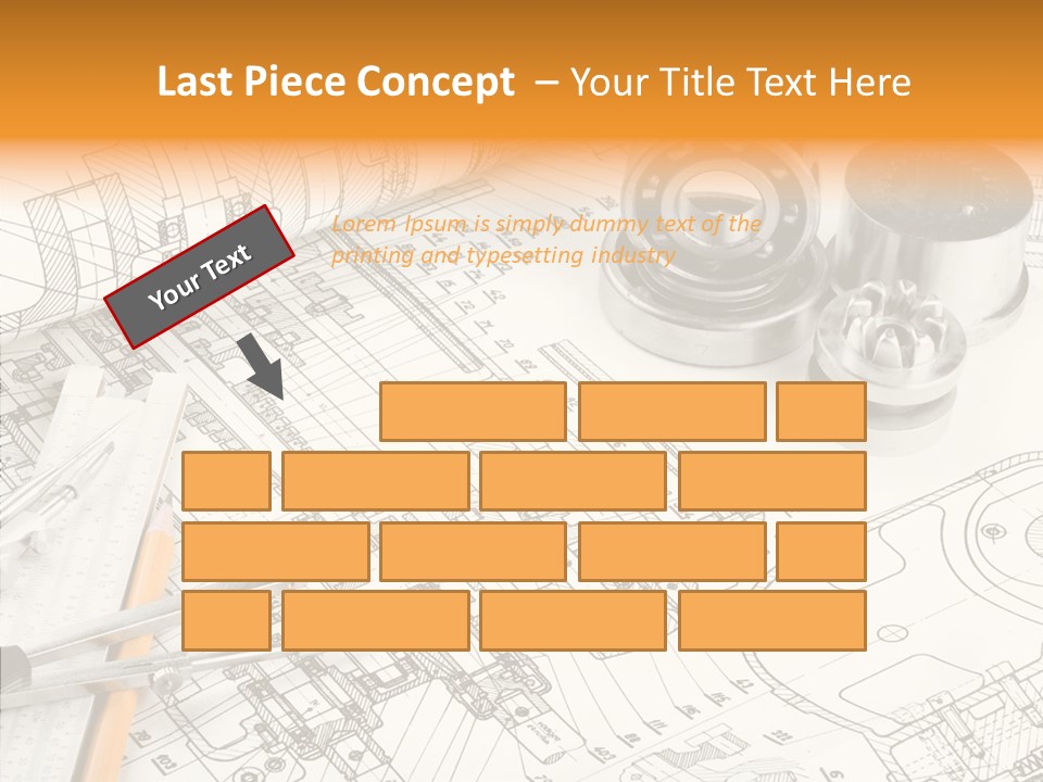 Elderly Caregiver White Background PowerPoint Template