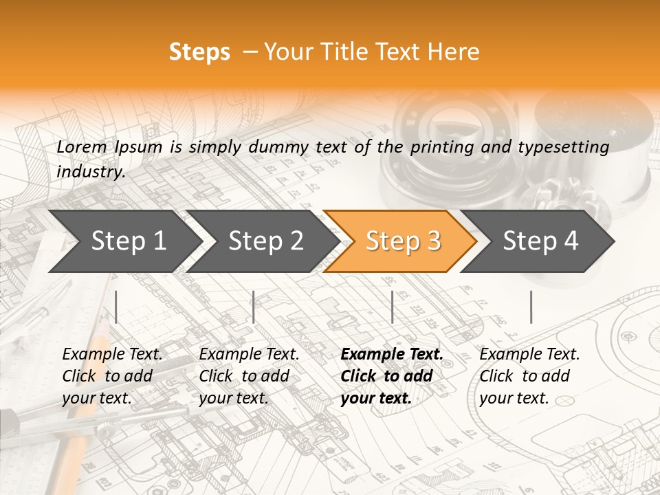Elderly Caregiver White Background PowerPoint Template