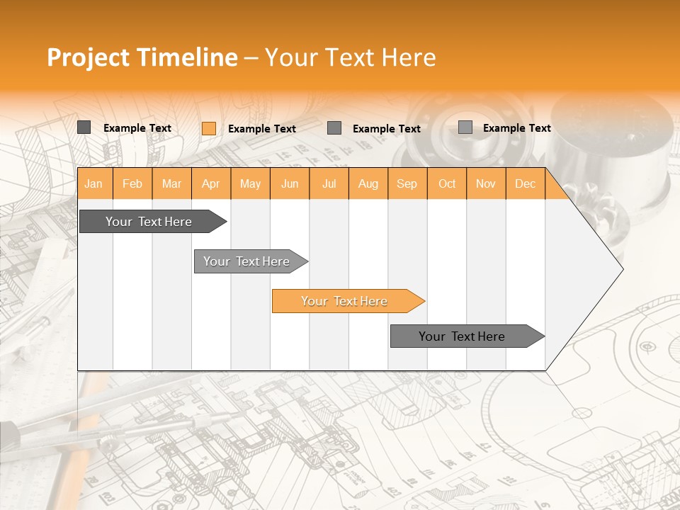 Elderly Caregiver White Background PowerPoint Template
