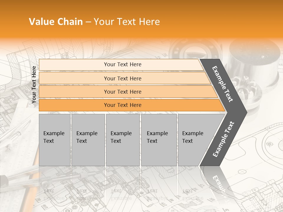 Elderly Caregiver White Background PowerPoint Template