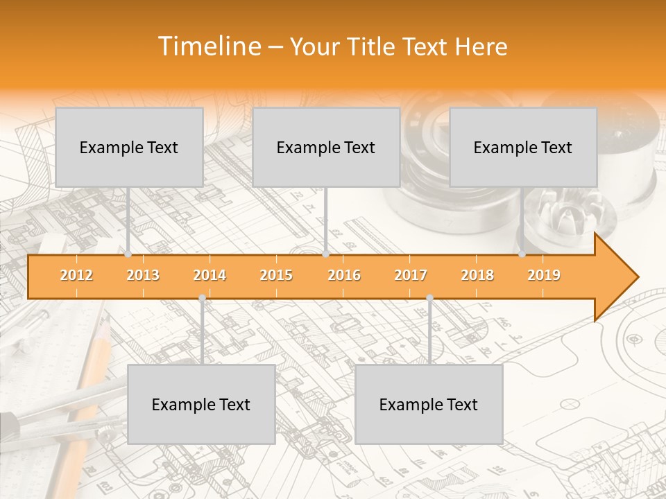 Elderly Caregiver White Background PowerPoint Template