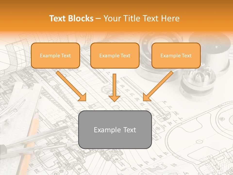 Elderly Caregiver White Background PowerPoint Template