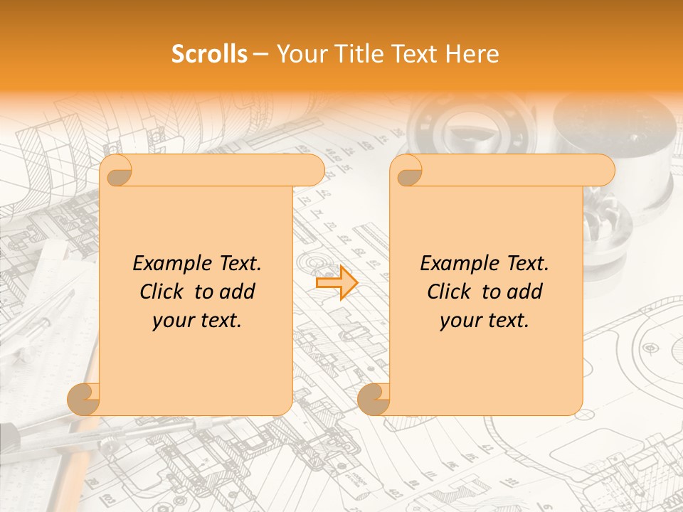 Elderly Caregiver White Background PowerPoint Template