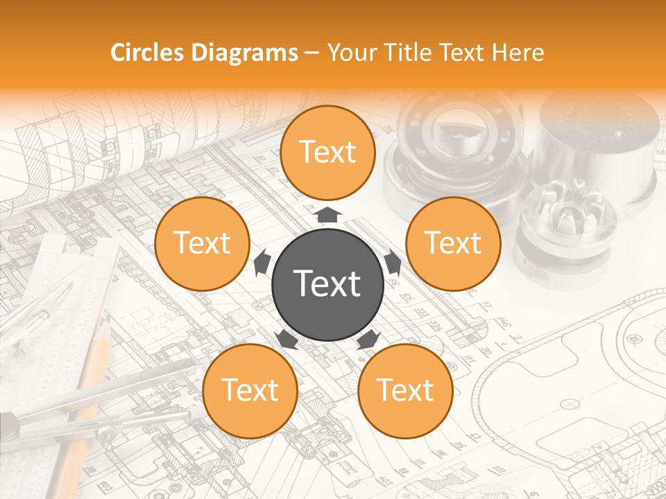 Elderly Caregiver White Background PowerPoint Template