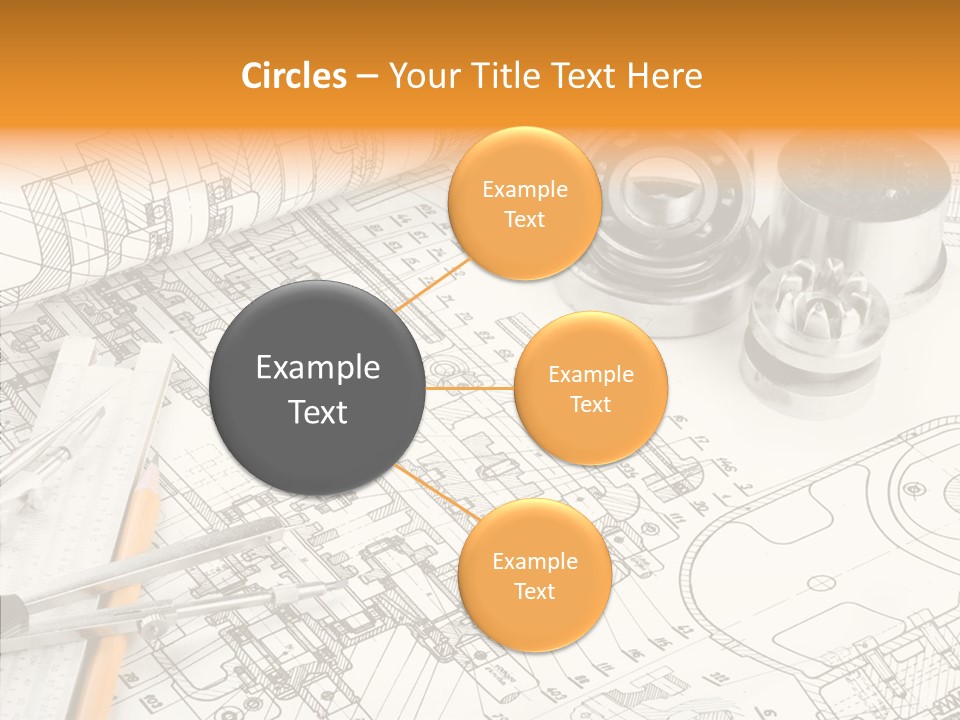 Elderly Caregiver White Background PowerPoint Template