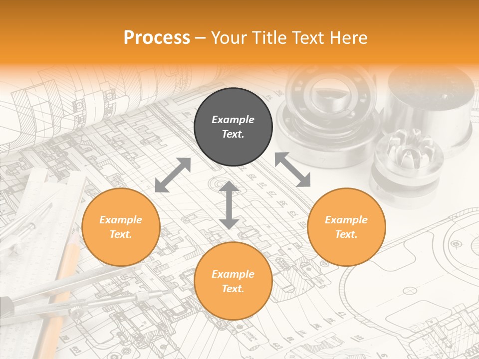 Elderly Caregiver White Background PowerPoint Template