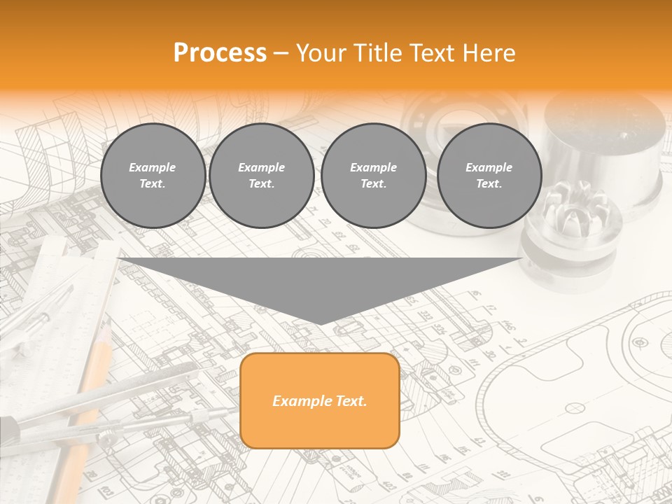 Elderly Caregiver White Background PowerPoint Template