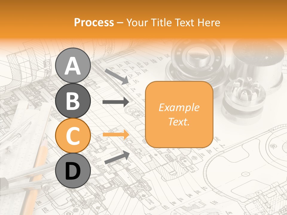 Elderly Caregiver White Background PowerPoint Template
