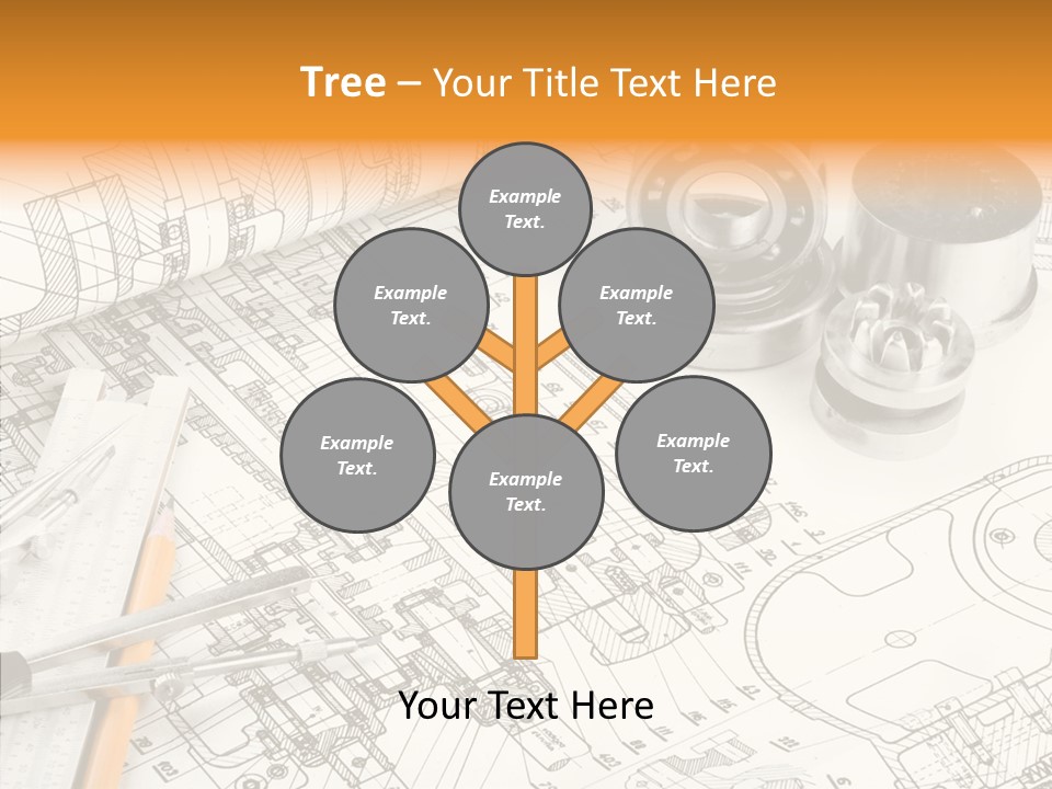 Elderly Caregiver White Background PowerPoint Template