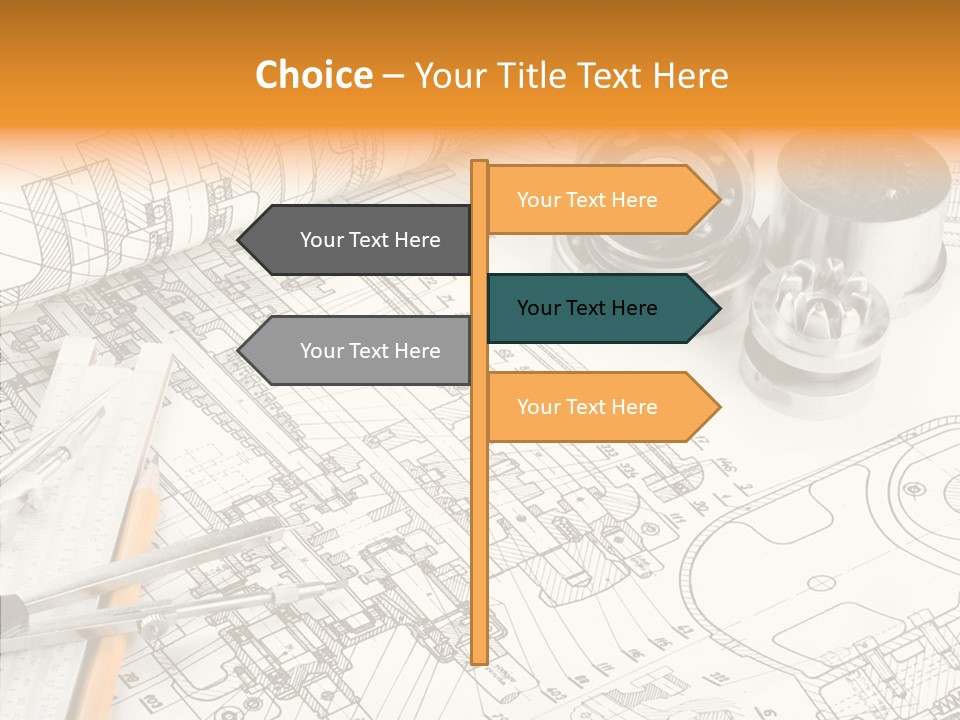 Elderly Caregiver White Background PowerPoint Template