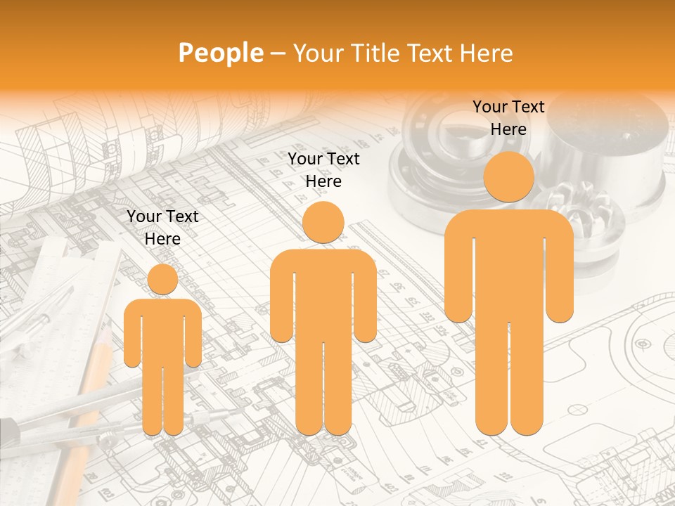 Elderly Caregiver White Background PowerPoint Template