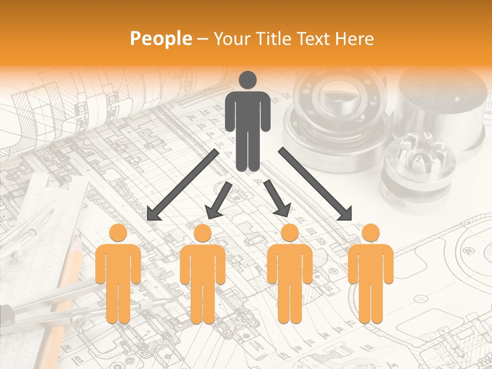 Elderly Caregiver White Background PowerPoint Template