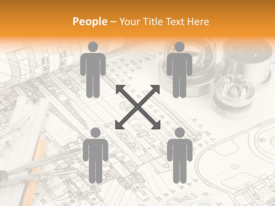 Elderly Caregiver White Background PowerPoint Template