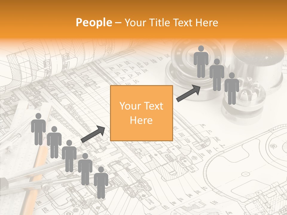 Elderly Caregiver White Background PowerPoint Template