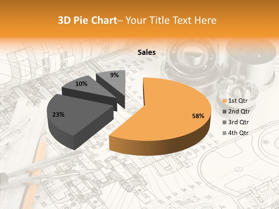 Elderly Caregiver White Background PowerPoint Template