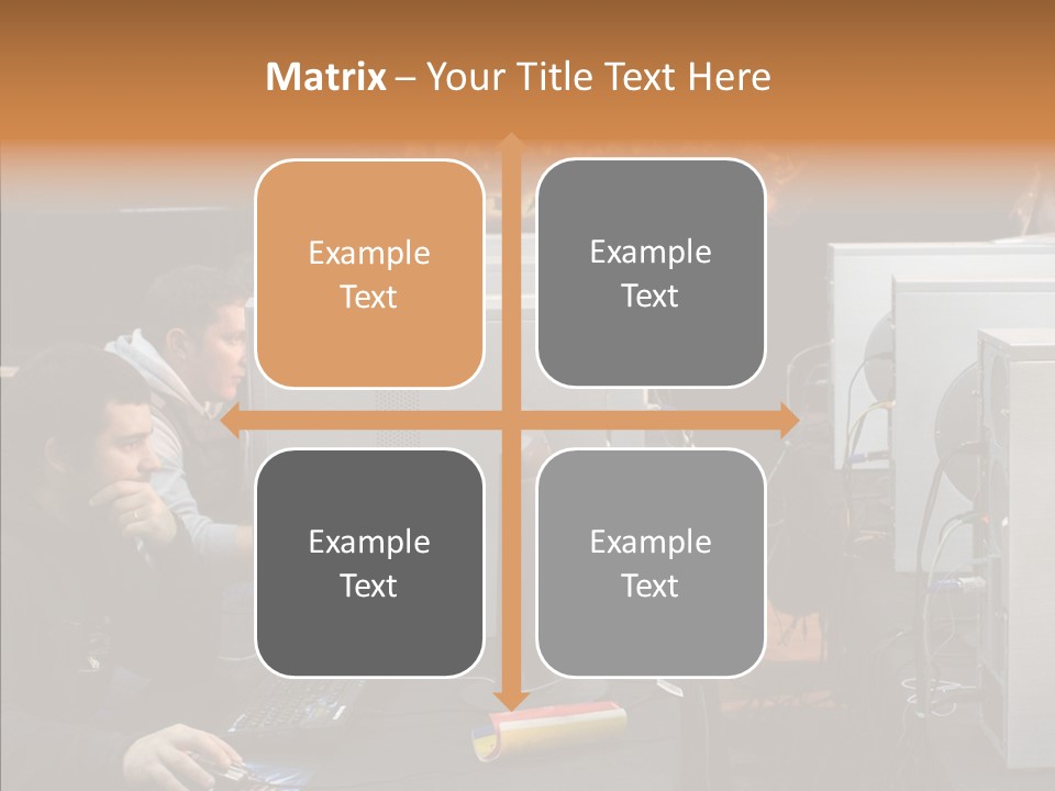 White Finger Women PowerPoint Template