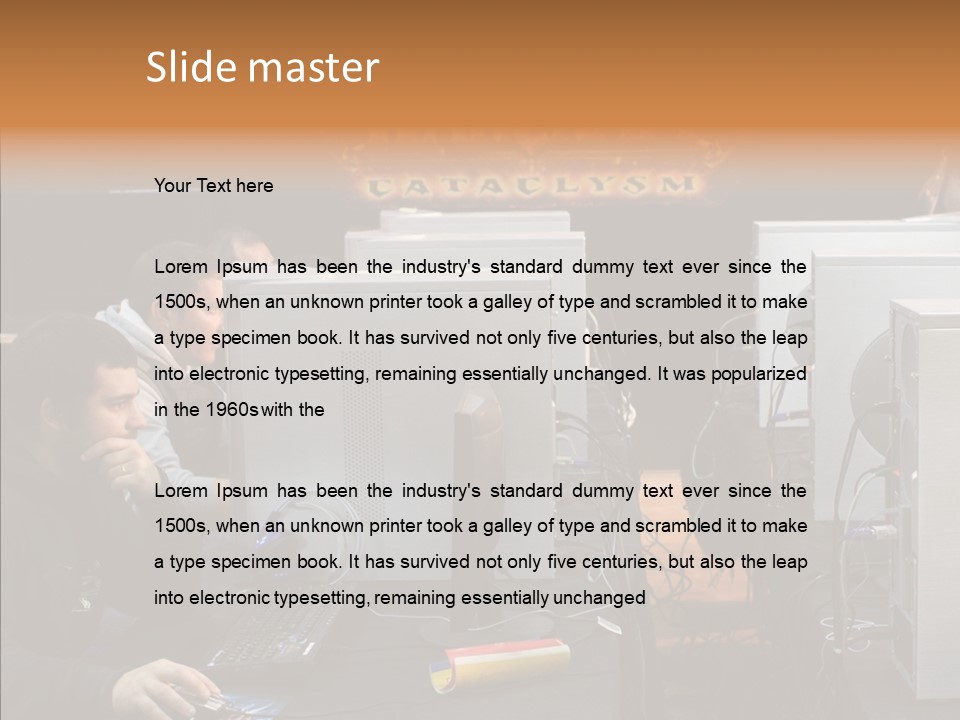 White Finger Women PowerPoint Template