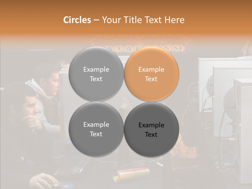 White Finger Women PowerPoint Template