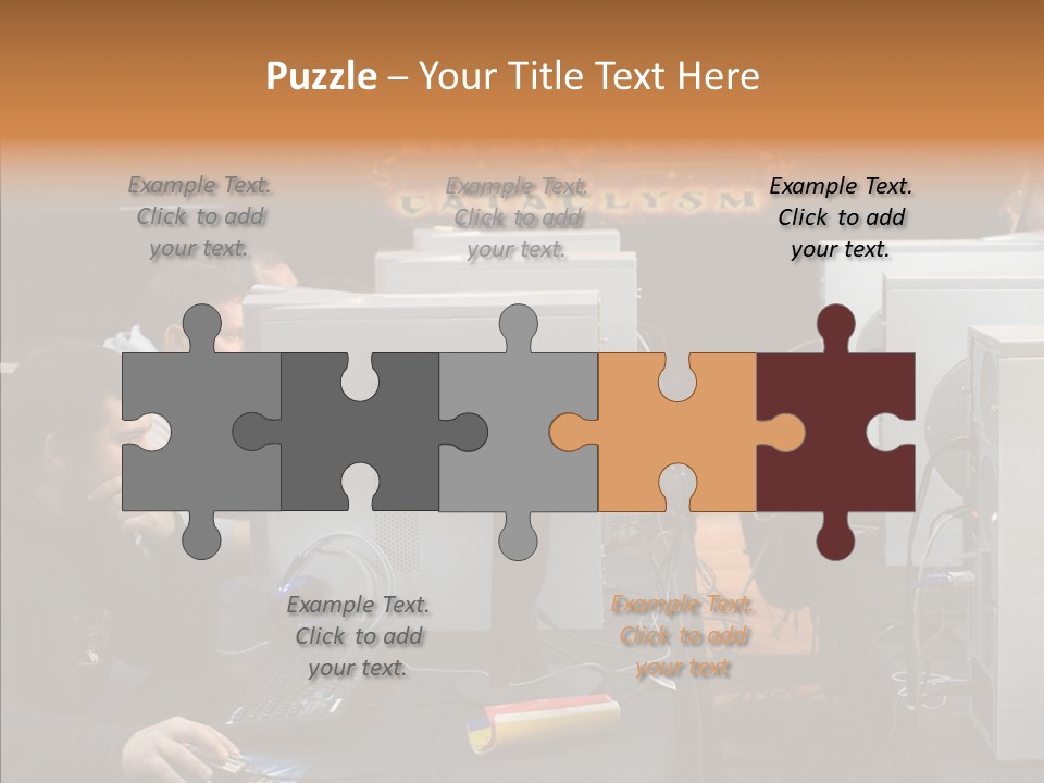 White Finger Women PowerPoint Template