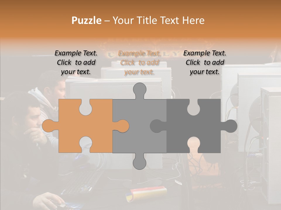 White Finger Women PowerPoint Template