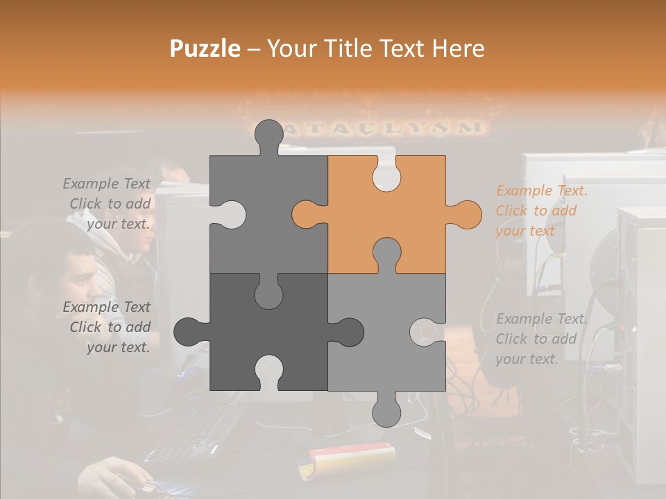 White Finger Women PowerPoint Template