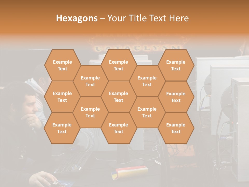 White Finger Women PowerPoint Template