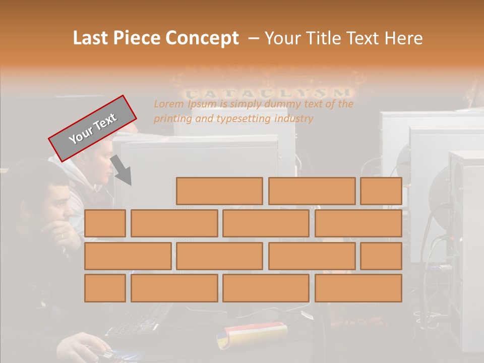 White Finger Women PowerPoint Template