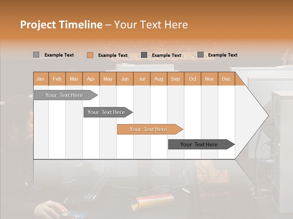 White Finger Women PowerPoint Template