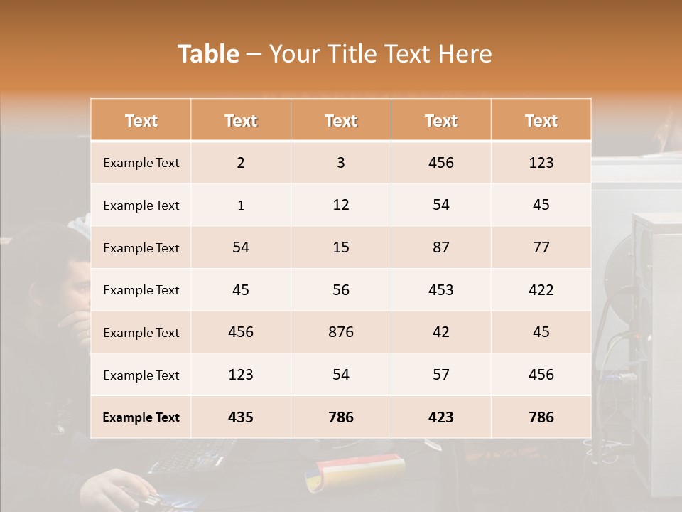 White Finger Women PowerPoint Template