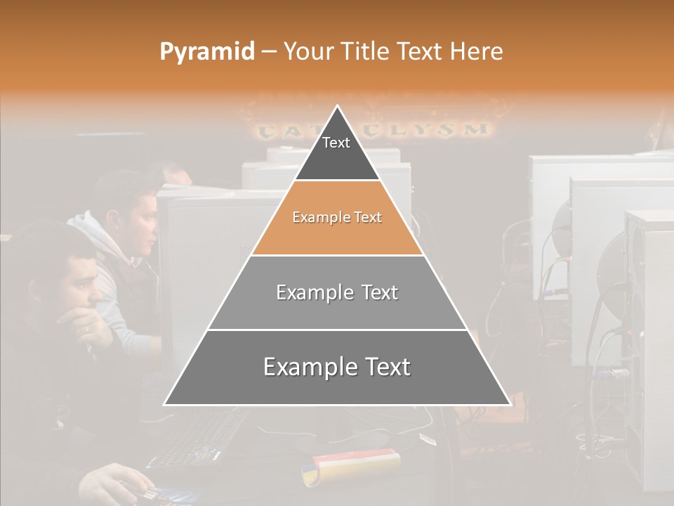 White Finger Women PowerPoint Template